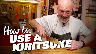 How to Use A Kiritsuke  Japanese Kitchen Knife Skills