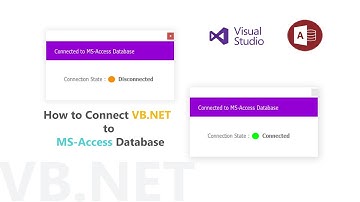 How to Connect VB.NET to MS Access Database [Source Code]||VB.NET Tutorial