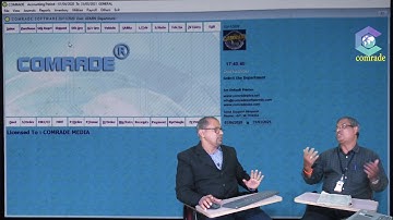 cmg : Basic Accounting and Comrade Software Part 4 :  Comrade Accounting software demonstration