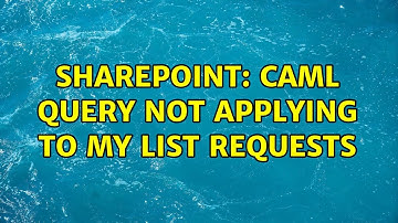Sharepoint: Caml Query not applying to my list requests