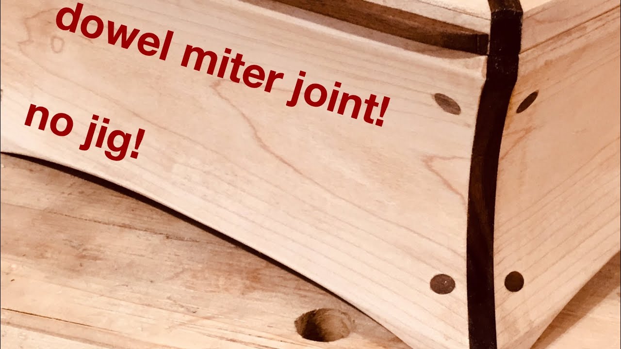 Decorative Dowel Miter Joints No Jig