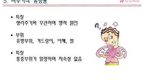 유방통의 증상과 원인   연세유앤외과