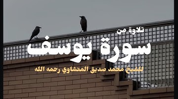 الشيخ محمد صديق المنشاوي| سورة يوسف: ﴿تَوَفَّنِي مُسْلِمًا وَأَلْحِقْنِي بِالصَّالِحِينَ﴾