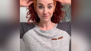 Faux Pixie Curly Updo