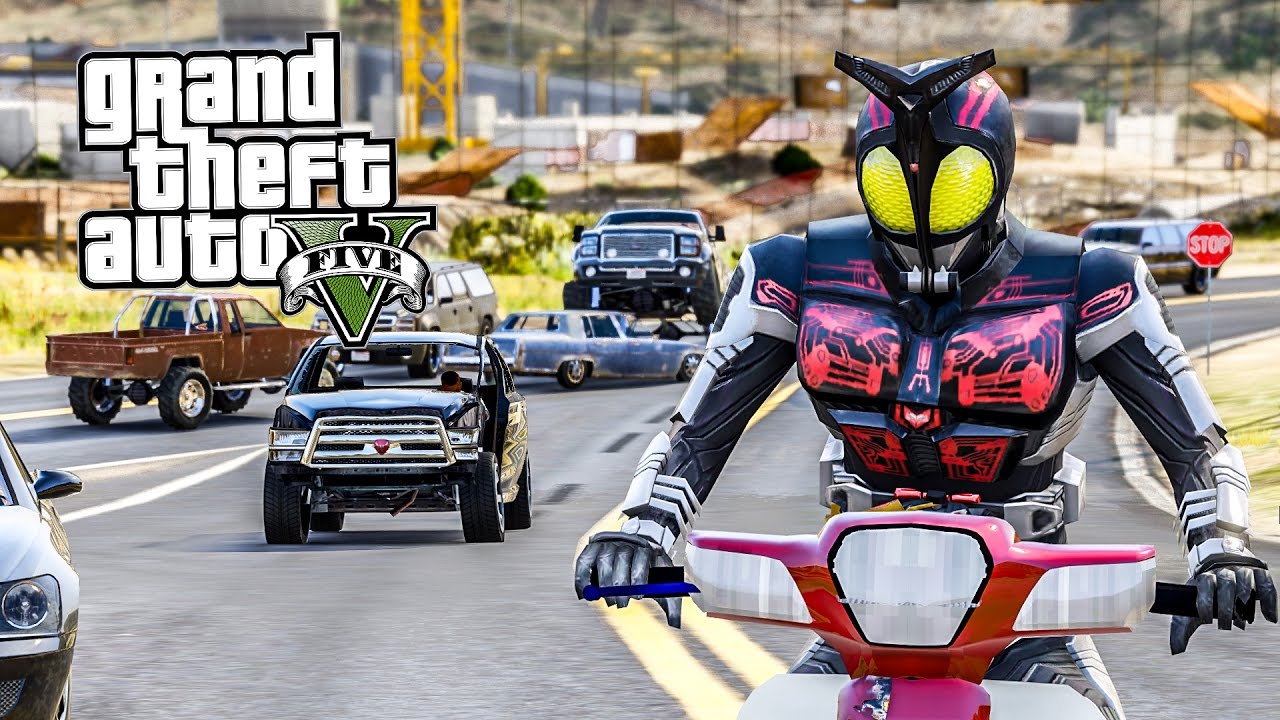 เกม มาร์ค ไร เด อ ร์  2022 New  มาสค์ไรเดอร์คาบูโตะ Kamen Rider Kabuto | GTA V MOD [YamatumO]