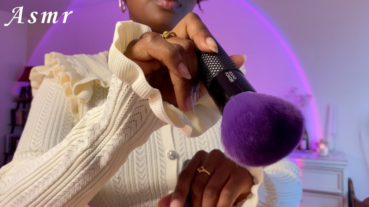 ASMR | Personal Attention Face Brushing To Help You Sleep (No talking)💫