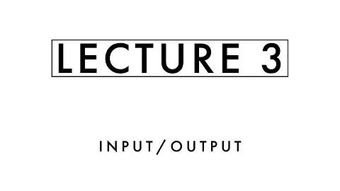 3. Input/Output | stdin | stdout | cin | cout
