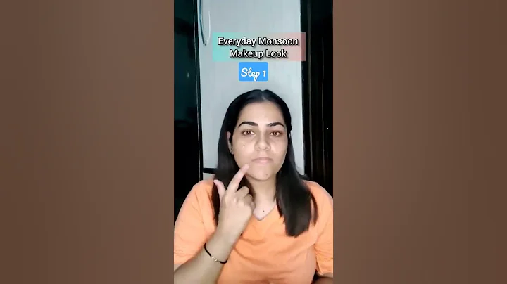 Everyday Monsoon Makeup Look STEP 1 #shorts #shortsfeed #makeupshorts