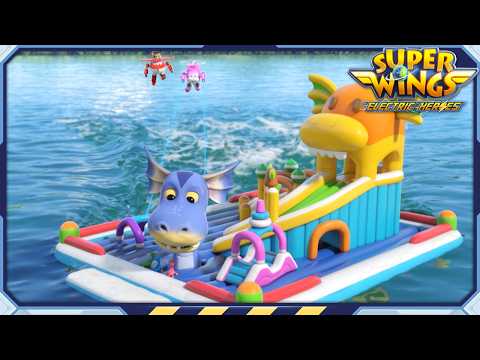 Superwings | S8 Highlight | Babysitting Baby Nessies | Electric Heroes | Ep.36