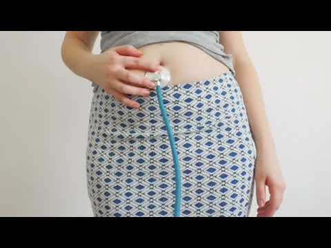 ASMR belly sounds through a stethoscope