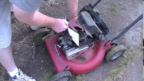 How to set the coil gap on your lawn mower