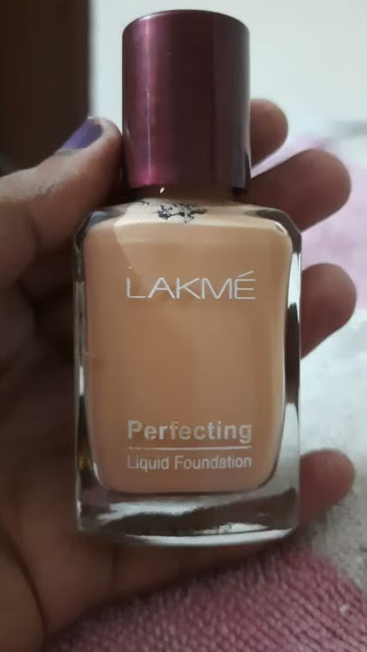 Best makeup at low budget review, shade swatch || Lakme perfecting liquid foundation at 155 #shorts