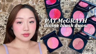 *NEW* PAT MCGRATH DIVINE BLUSH DUOS! | Try-Ons, Swatches, Comparisons of All Shades