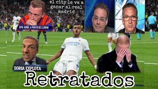 REMONTADA EPICA REAL MADRID VS CITY |REACCIONES Y RETRATADOS DE ESPN