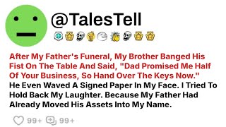 After My Father's Funeral, My Brother Banged His Fist On The Table And Said, Dad Promised Me Half.. Guide