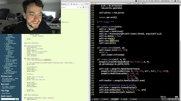 George Hotz | Programming | Refactor twitchslam | Part2