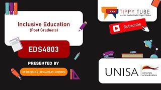 EDS4803 : Inclusive Education presented by L Mkhuma & M Dr M Clasquin-Johnson