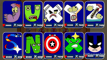 Alphabet Merge Maze Puzzle vs Merge Alphabet Lore Run - Merge Battles ⭐ abcdefghijknopqrstuvwxyz