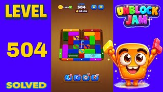 Unblock Jam Level 504 Walkthrough Solution