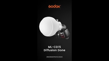How to mount the Godox ML-CD15 Diffusion Dome | Unboxing + Practical Test | RED DOT PHOTO