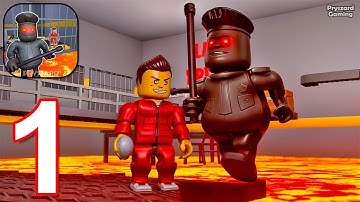 Lava Prison Escape: Obby Run - Gameplay Walkthrough Part 1 Full Game (iOS, Android)