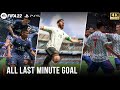 FIFA 22 | All Last Minute Goals Celebrations | PS5™ 4K 60FPS