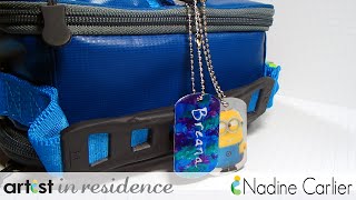 Tie Dye Dog Tag Using SHEET Metal *