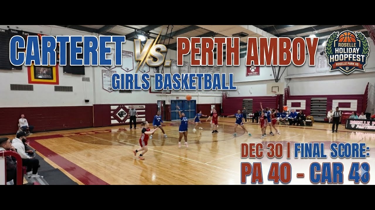 Carteret vs. Perth Amboy | Girls Varsity Basketball | Holiday Hoopfest Consolation | Dec 30, 2025