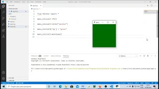 Criando Janelas em python no Visual Studio Code(VS Code).