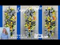 Easy bumble bee  sunflower yardstick door swag  centerpiece  garland  spring wreath diy wreaths