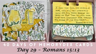 Memorydex Cards During Lent - Day 29