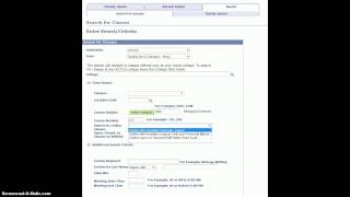 Open Class Search