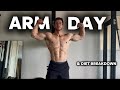 This Is How You Get BIG ARMS | Full Sharms Workout + Diet Overview