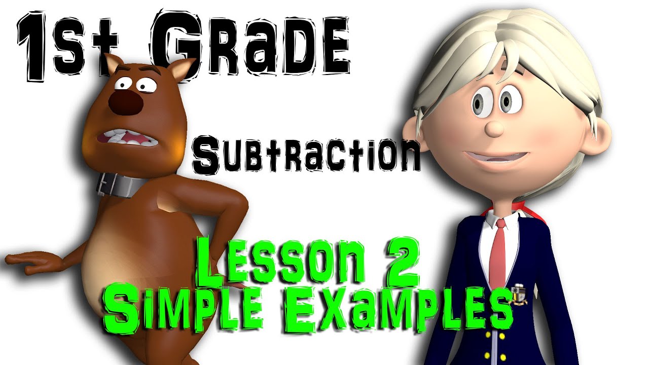 1st Grade Math - Subtraction Lesson 2 - Basic Concept - YouTube