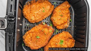 Air Fryer Bake And Shake Pork Chops