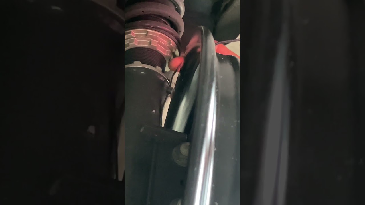 Test fitting front rims 19x9.5 +22 