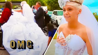 Gypsy Bride Faints Under 140 Pound Dress! | My Big Fat Gypsy Wedding | FULL EPISODE | OMG