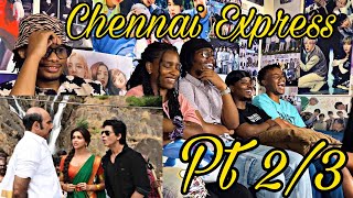 Africans React to Chennai Express Movie | Shahrukh Khan, Deepika Padukone | pt 2/3