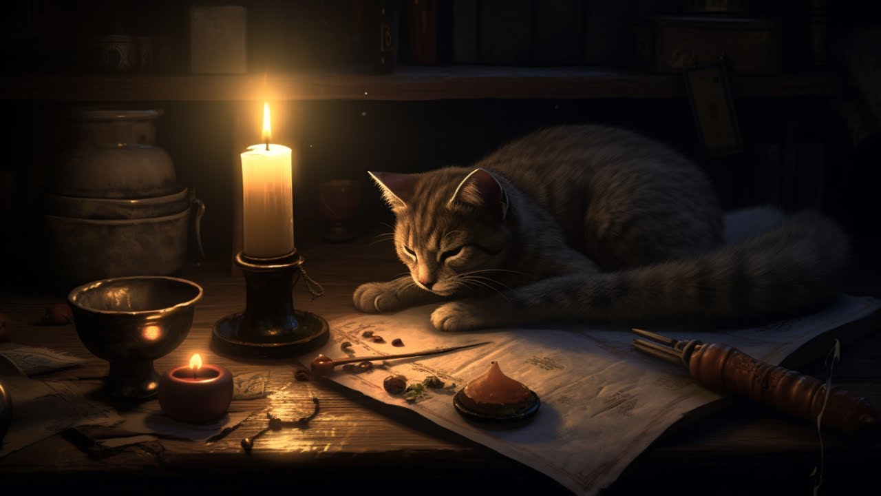 1 Hour of Soothing Cat Purring Sound for Relaxation and Better Sleep