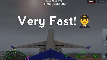FAST LANDING CHALLENGE | AIRLINE COMMANDER GAMING VIDEO