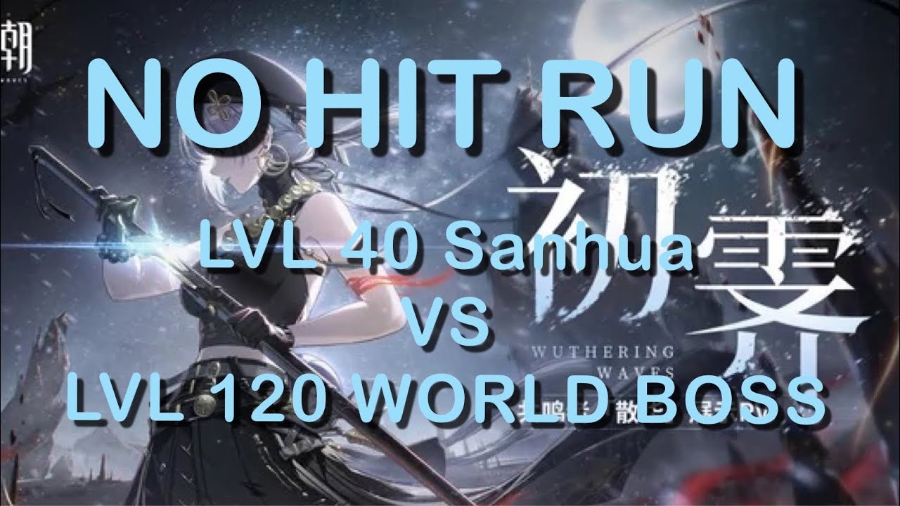 LvL 40 Sanhua SOLO DOMINATES LvL 120 World boss | HD Mobile Gaming | 1.0 Wuthering Waves | Episode 2
