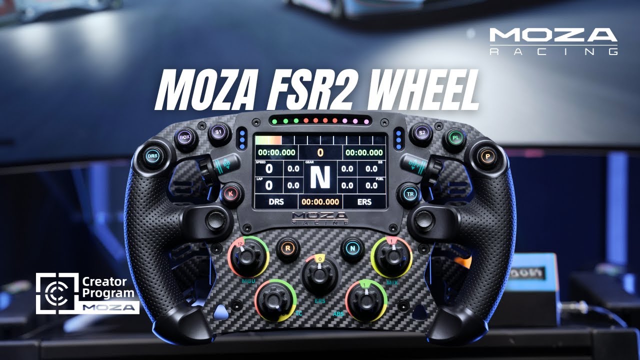 Dominate the Track with the MOZA FSR2 Formula Wheel - YouTube