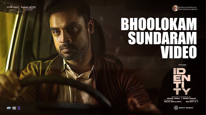 Bhoolokam Sundaram Video | IDENTITY | Tovino Thomas | Trisha | Jakes Bejoy | RAJAT PRAKASH