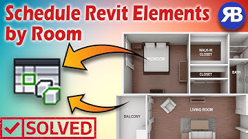 Revit Snippet: How to Schedule Elements by Room (Also works for Doors & Windows!)
