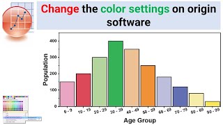 Change the color settings on origin software screenshot 4