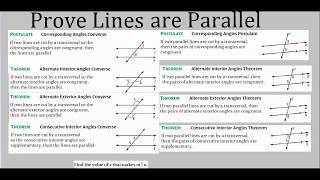 ch3-3  Prove Lines are Parallel