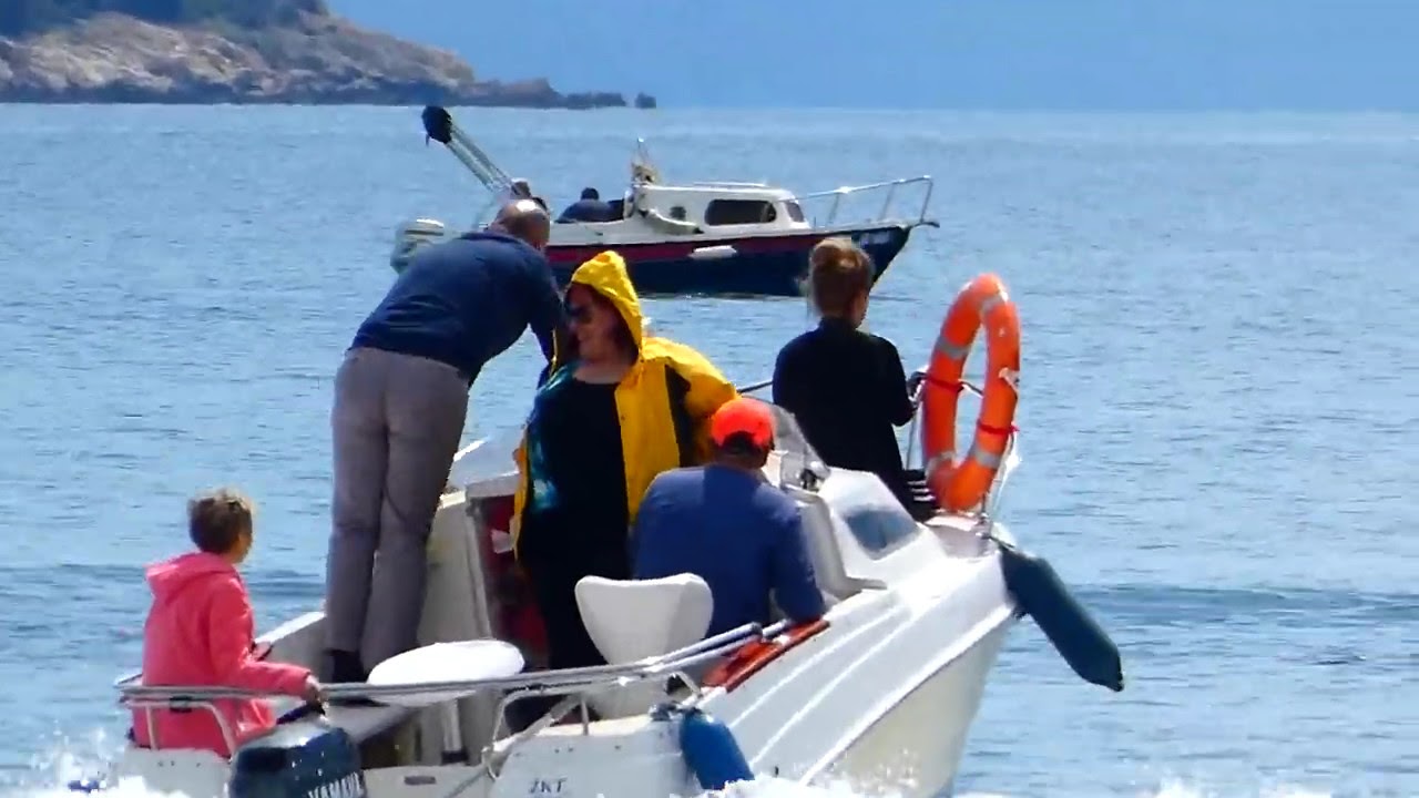 Speed Boot Bay Bucht Schloss Frankopan Insel Schiff Kroatien Krk Superzoom Jakob Hofer Croatia FZ82