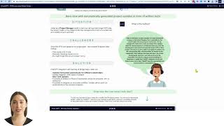 PMO Project Management Office integration for Smartsheet and OpenAI ChatGPT