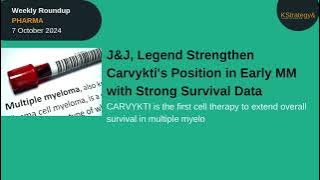 Weekly Roundup - PHARMA - 7 October 2024