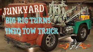 International Cabover Project Heavy Metal Becomes a Tow Truck - Stacey David's Gearz S7 E2